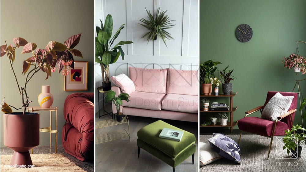 مشاوره انتخاب و ترکیب رنگ سبز در دکوراسیون داخلی منزل