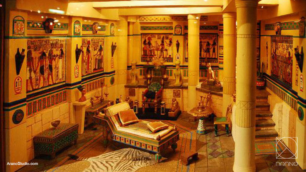 دکوراسیون و سبک طراحی داخلی مصری