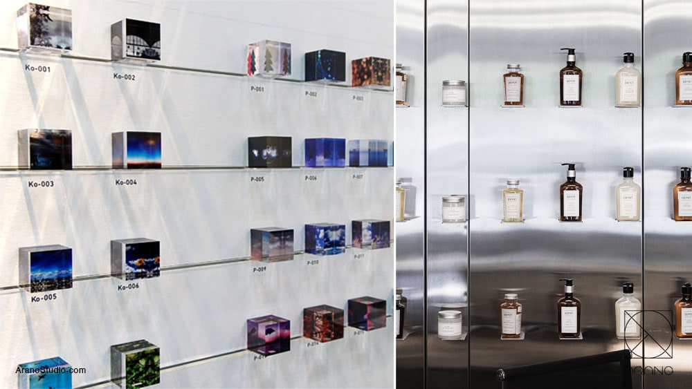 نمونه های واقعی و خلاقانه و ایده طراحی فروشگاه عطر و ادکلن