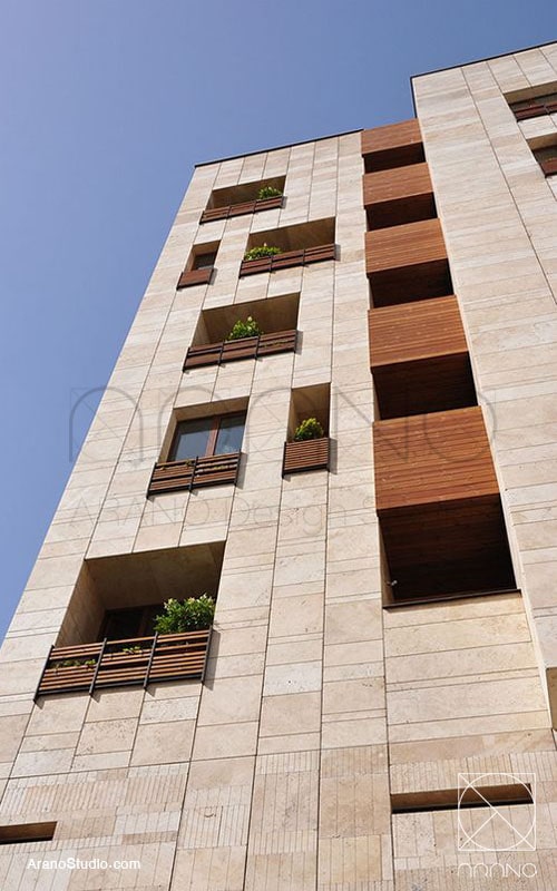 طراحی نما آپارتمان مسکونی - خانه و منزل مسکونی در تهران و کرج