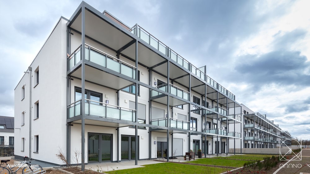 طراحی مجتمع مسکونی در بروهل آلمان - آرانو