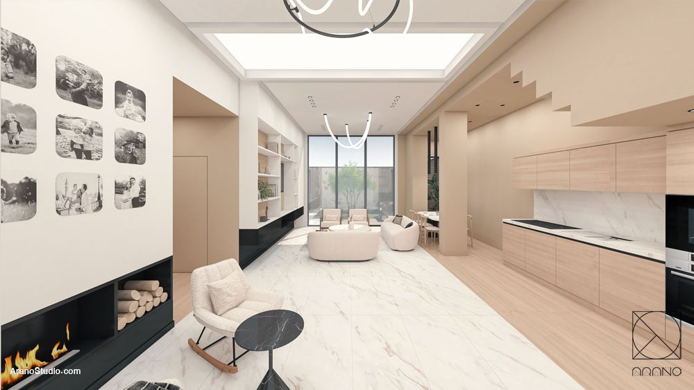 بازسازی ویلا، آرانو - villa renovation arano