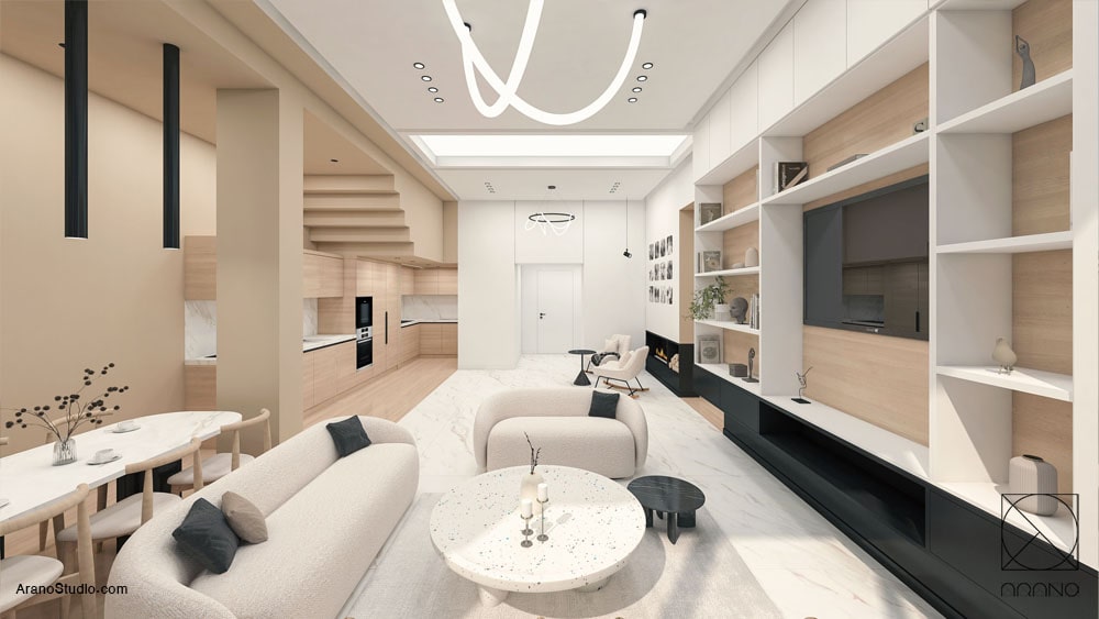 بازسازی ویلا، آرانو - villa renovation arano