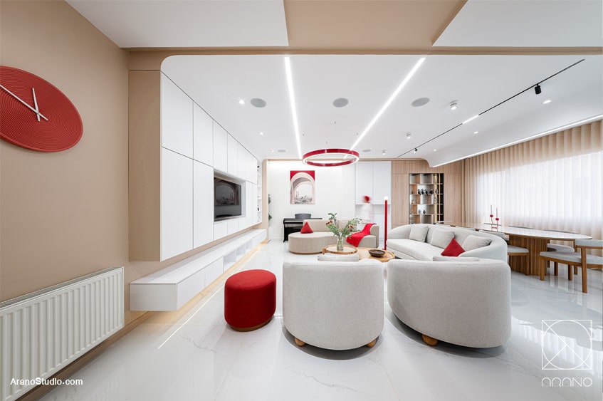 بازسازی و طراحی داخلی لوکس خانه، آرانو - Interior design residential apartment arano