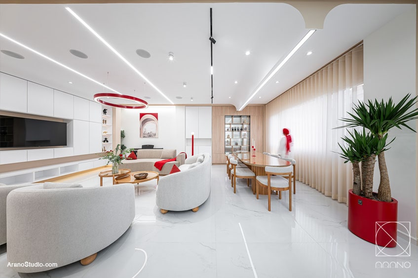بازسازی و طراحی داخلی لوکس خانه، آرانو - Interior design residential apartment arano