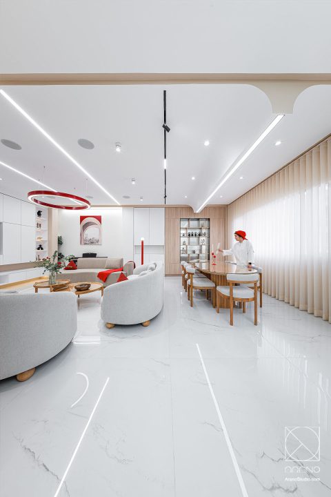 بازسازی و طراحی داخلی لوکس خانه، آرانو - Interior design residential apartment arano